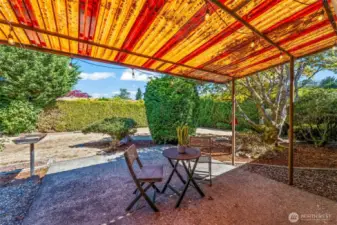 Covered patio
