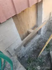 Unfinished egress window 2