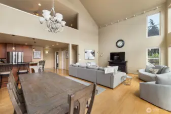 Two story living space is the only way to live!