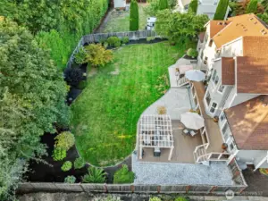 Great space for yard games.