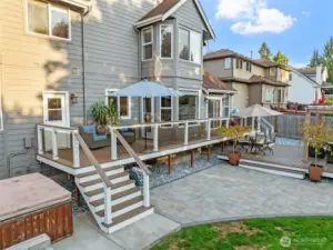 New composite decking.