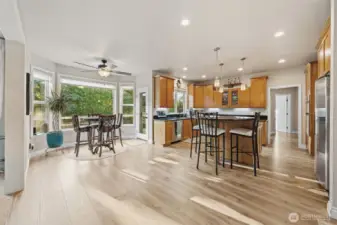 Open concept so great for today's living.
