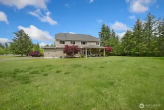 the backyard can be entered from the long side of the house and provides many options for use - i.e. adu/garages, pools, sports courts - buyer to verify