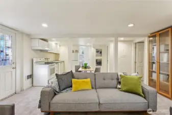 Kitchen from living room area.