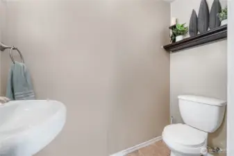 Downstairs guest bathroom