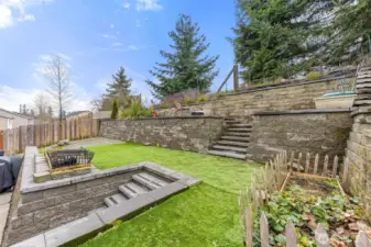 Many levels, and garden space!