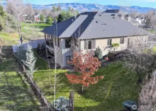 Backyard with Mountain Backdrop