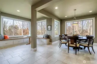 Oversized windows for abundant natural light