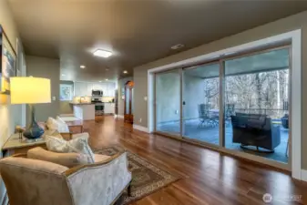 Separate entrance/Lower patio access