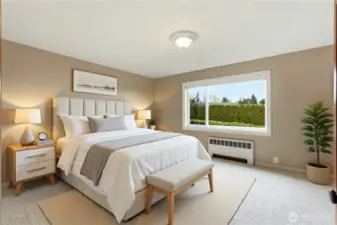 Bedroom 2 - Virtually Staged