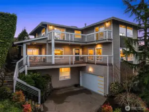 Gorgeous home with ample decks.