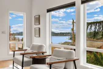 Great views from living room.