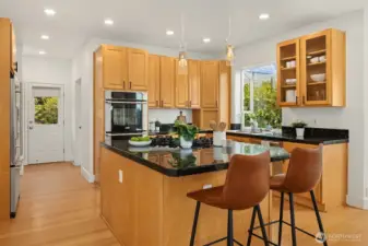 Kitchen has pantry and laundry/storage room off of it.