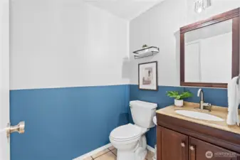 downstair half bath