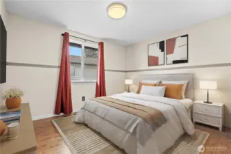 2nd bedroom, VIRTUALLY STAGED