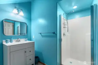 3/4 upstairs bathroom