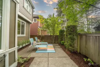 This charming property features a fully fenced, low-maintenance backyard, perfect for relaxing or entertaining.