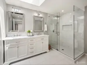 Main home Owner Suite bathroom - new remodel!