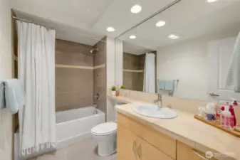 Spa-inspired bath.
