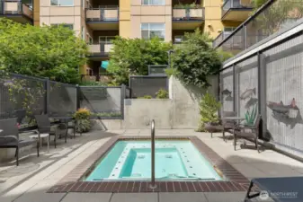 Unwind in the hot tub.