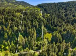 Approximate property lines.