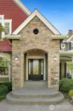 Grand Stone accents enhance the stunning craftmanship of this home.