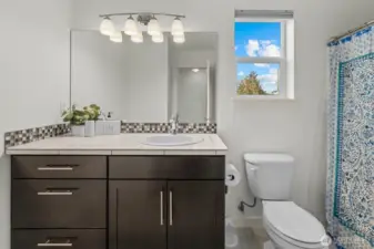 Upstairs bathroom