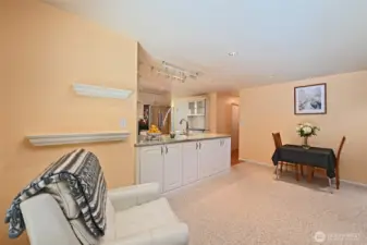 Kitchen with eating space.