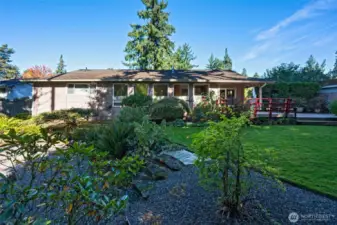 Professionally landscaped & maintained.