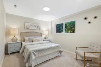 Lower level bedroom