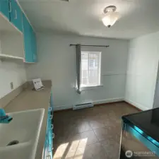 Kitchen and Eating area by window