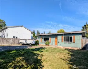 NW view from yard