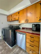 Laundry staging area