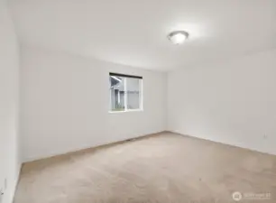 Spacious primary bedroom