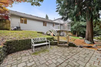 Lovely sitting area perfect for firepit