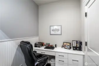 Office nook area off the garage.