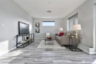 The flex room can be used as a bedroom, gym, movie room or bonus room.