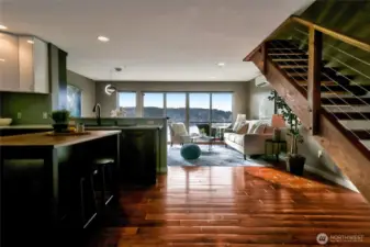 This is where the living and entertaining will most likely happen.