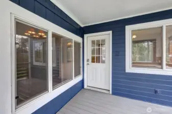 Large covered front porch