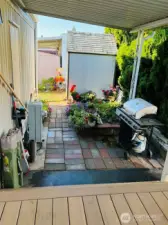 private deck made from composite material, long lasting