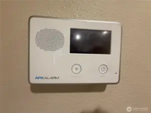 Security system with external cameras.