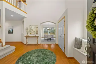 Step inside to soaring 30+ foot ceilings that flood the space with natural light and create a breathtaking sense of scale.