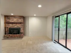 Family Room off of Kitchen