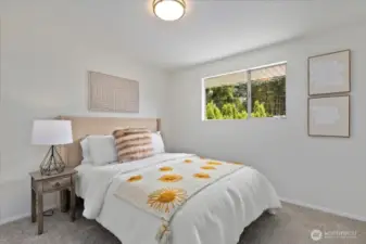 Second bedroom on main level.