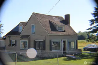 This view is the front/east side of the home