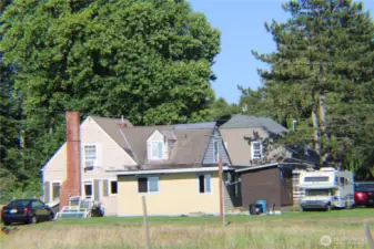 South west side of the home