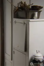 the 1930's built ins are still in the house, so much character