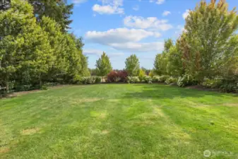 Gorgeous lawn area currently used for outdoor weddings.