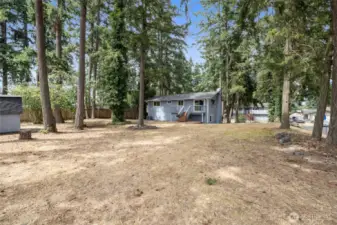 Just over 1/4 acre - this huge fenced backyard is the perfect space for outdoor entertaining!