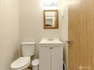 Main floor half bath